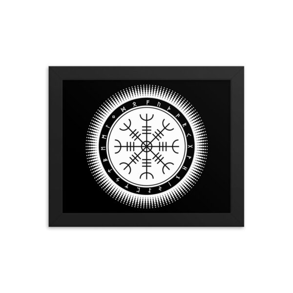 Aegishjalmr Halftone Art Prints by Wayuką́