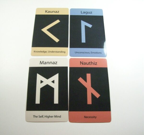 Multi-Colored Rune Cards by Wayuką́