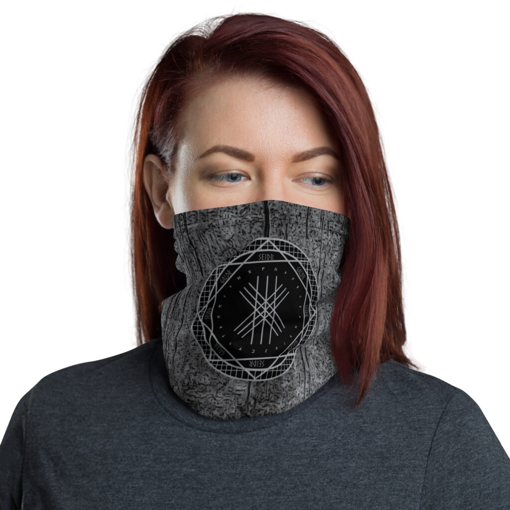 Seidr Galdr Web of Wyrd Neck Gaiter