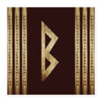Berkana Brown Grunge Stickers by Wayuką́