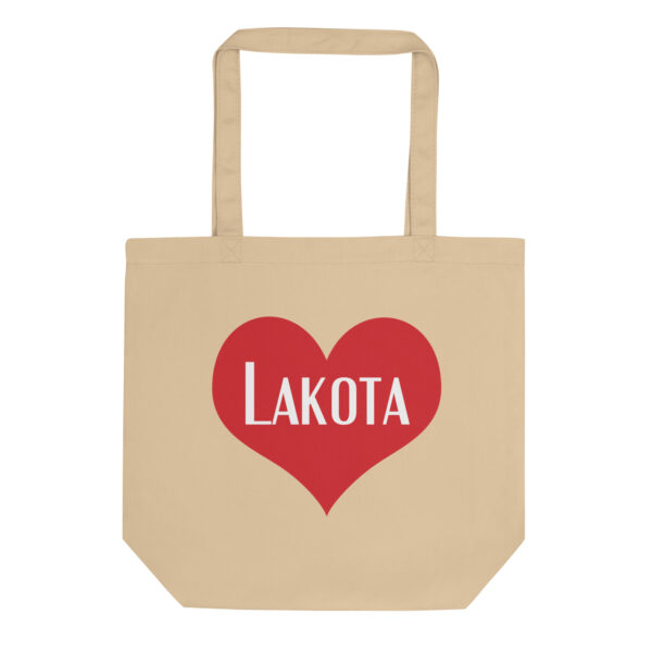 Lakota Heart Eco Tote Bag by Wayuką́