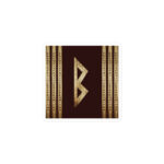 Berkana Brown Grunge Stickers by Wayuką́