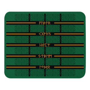 Celtic Runes 1 Mouse Pad by Wayuką́
