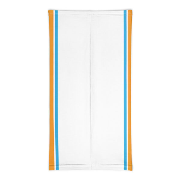 Native Pride Feathers White Neck Gaiter by Wayuką́