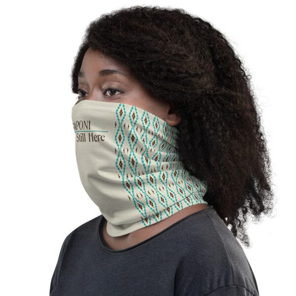 Saponi We're Still Here Neck Gaiter by Wayuką́