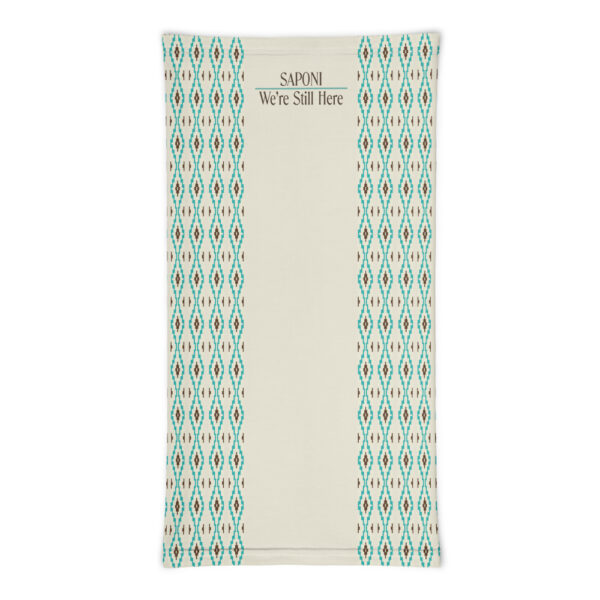 Saponi We're Still Here Neck Gaiter by Wayuką́