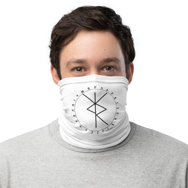 Travel Protection Bind Rune Neck Gaiter by Wayuką́