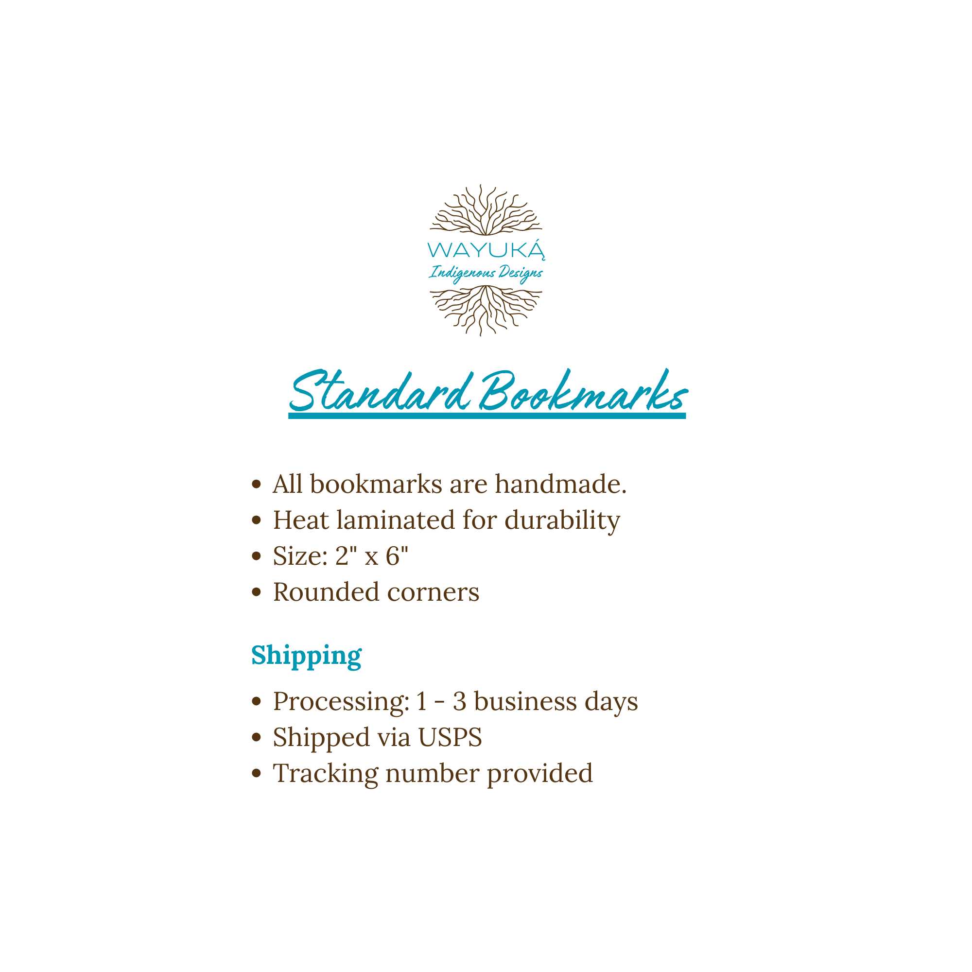 Algiz Blue and White Bookmark by Wayuką́