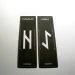 Black Grunge Rune Bookmark by Wayuką́