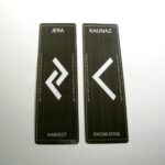 Black Grunge Rune Bookmark by Wayuką́