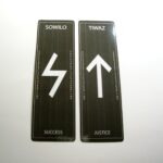 Black Grunge Rune Bookmark by Wayuką́