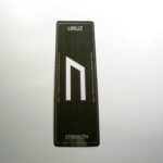 Black Grunge Rune Bookmark by Wayuką́