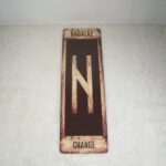 Hagalaz Brown Grunge Rune Bookmark by Wayuką́