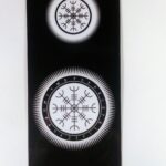 Aegishjalmr Halftone Bookmark by Wayuką́