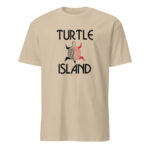 Sand Turtle Island Unisex T-shirts by Wayuką́
