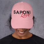 Saponi Love Pink Dad Hat by Wayuką́
