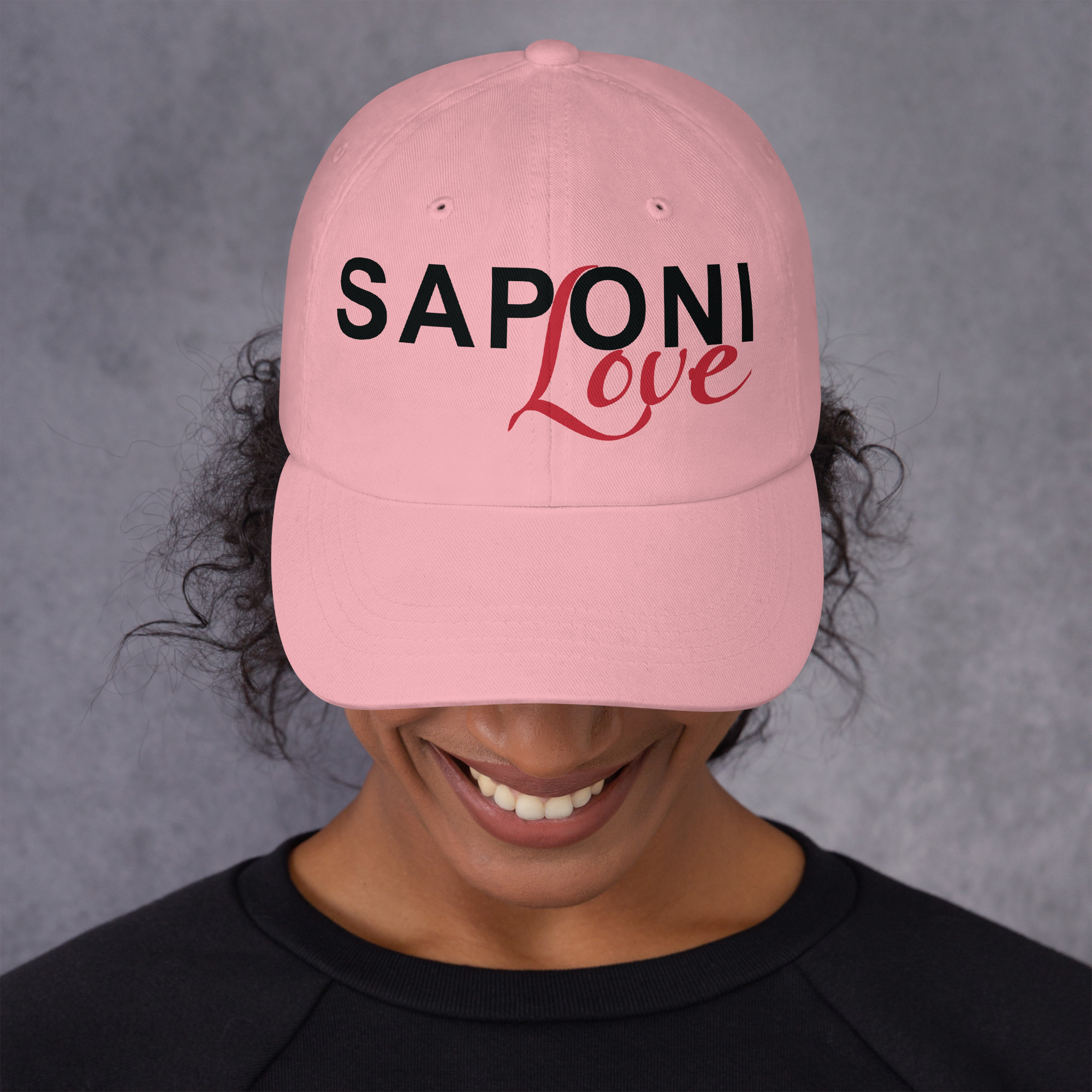 Saponi Love Pink Dad Hat by Wayuką́