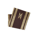 Dagaz Brown Grunge Neck Gaiter by Wayuką́