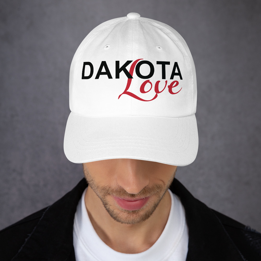 Dakota Love White Dad Hat by Wayuką́