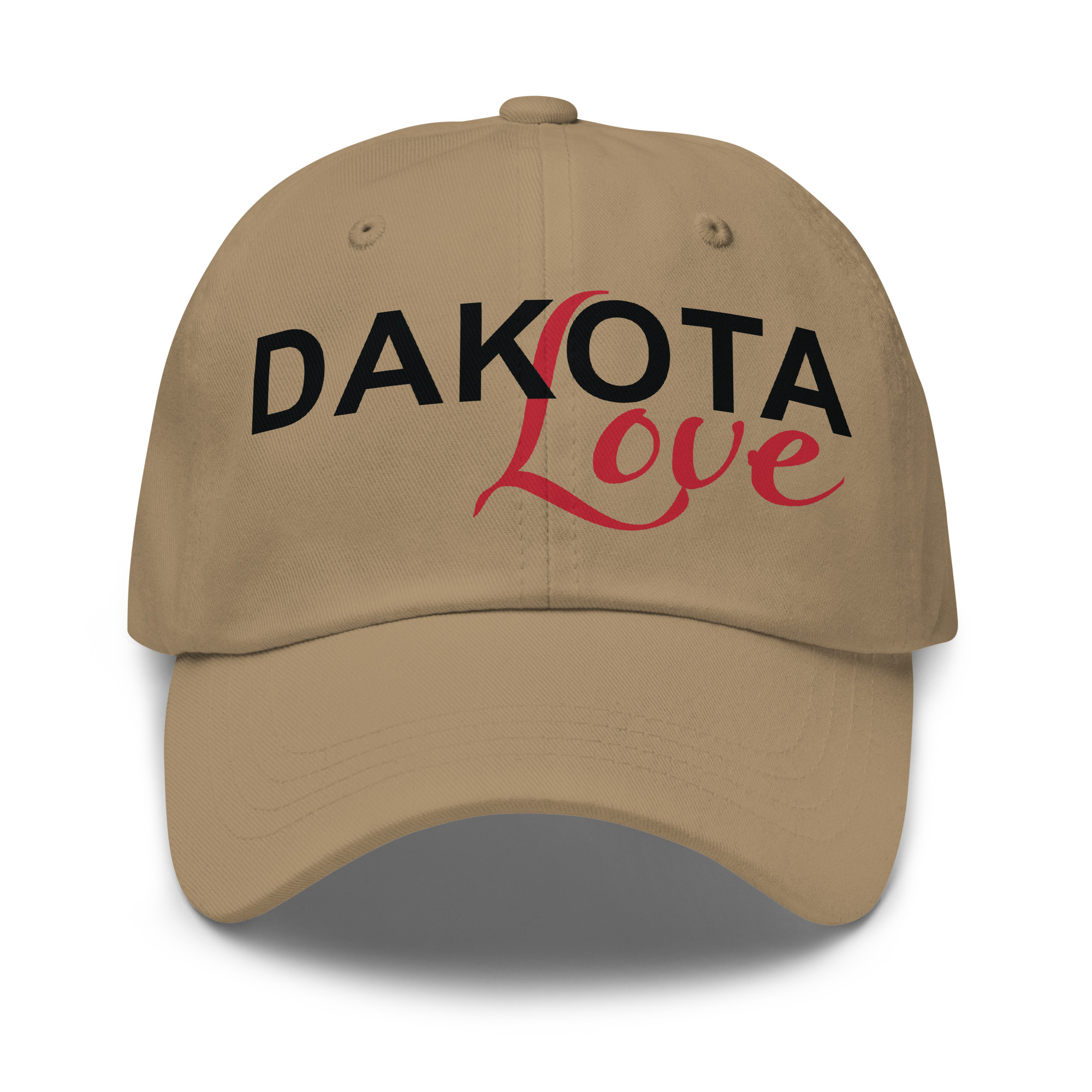 Dakota Love Khaki Dad Hat by Wayuką́