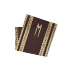 Ehwaz Brown Grunge Neck Gaiter by Wayuką́