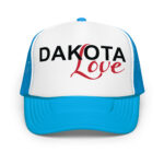 Dakota Love Blue Trucker Hat by Wayuką́