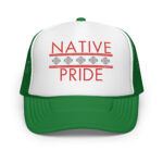 Native Pride 1 Kelly Trucker Hat by Wayuką́