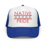 Native Pride 1 Royal Trucker Hat by Wayuką́