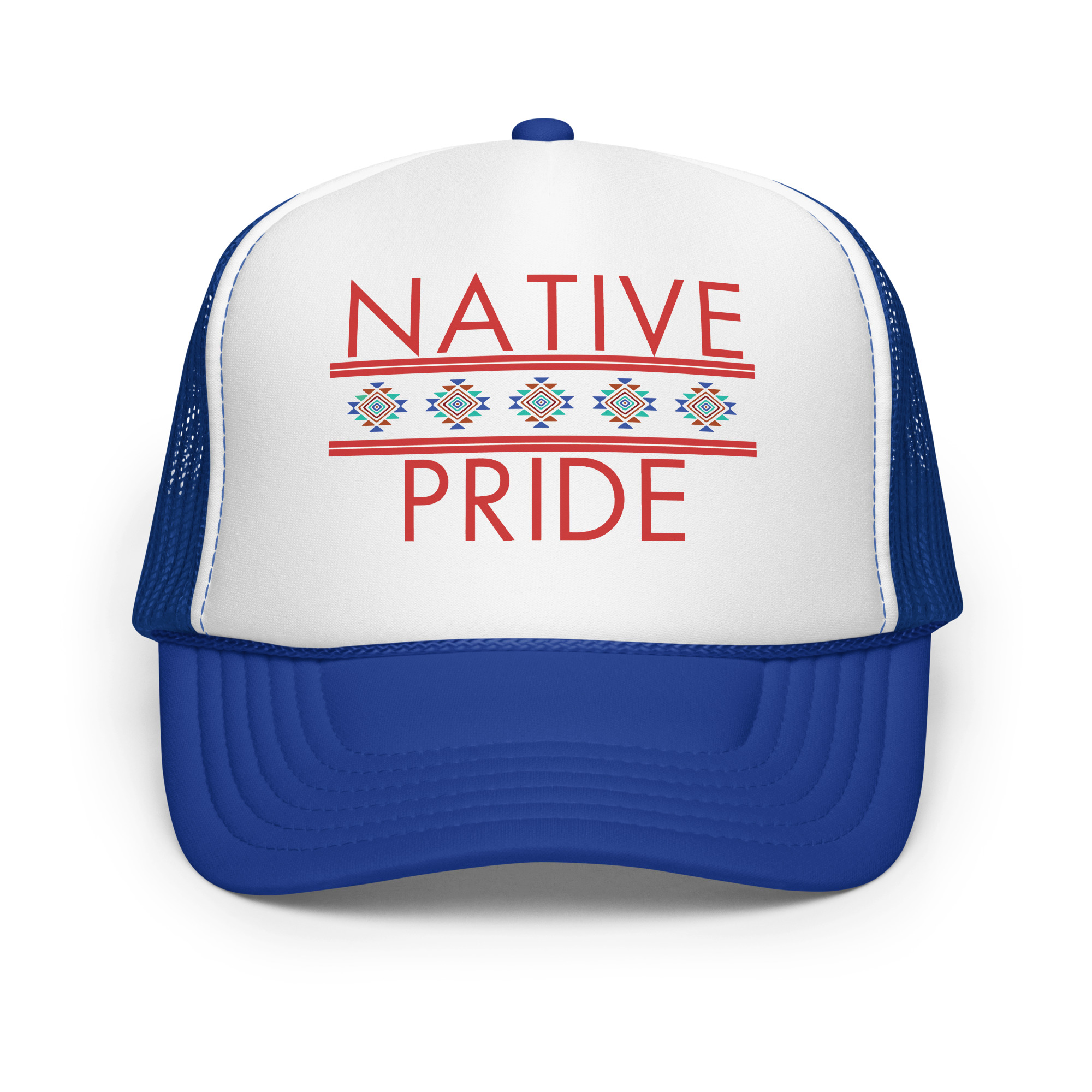 Native Pride 1 Royal Trucker Hat by Wayuką́
