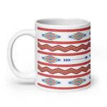 Indigenous Print 1 Mug by Wayuką́