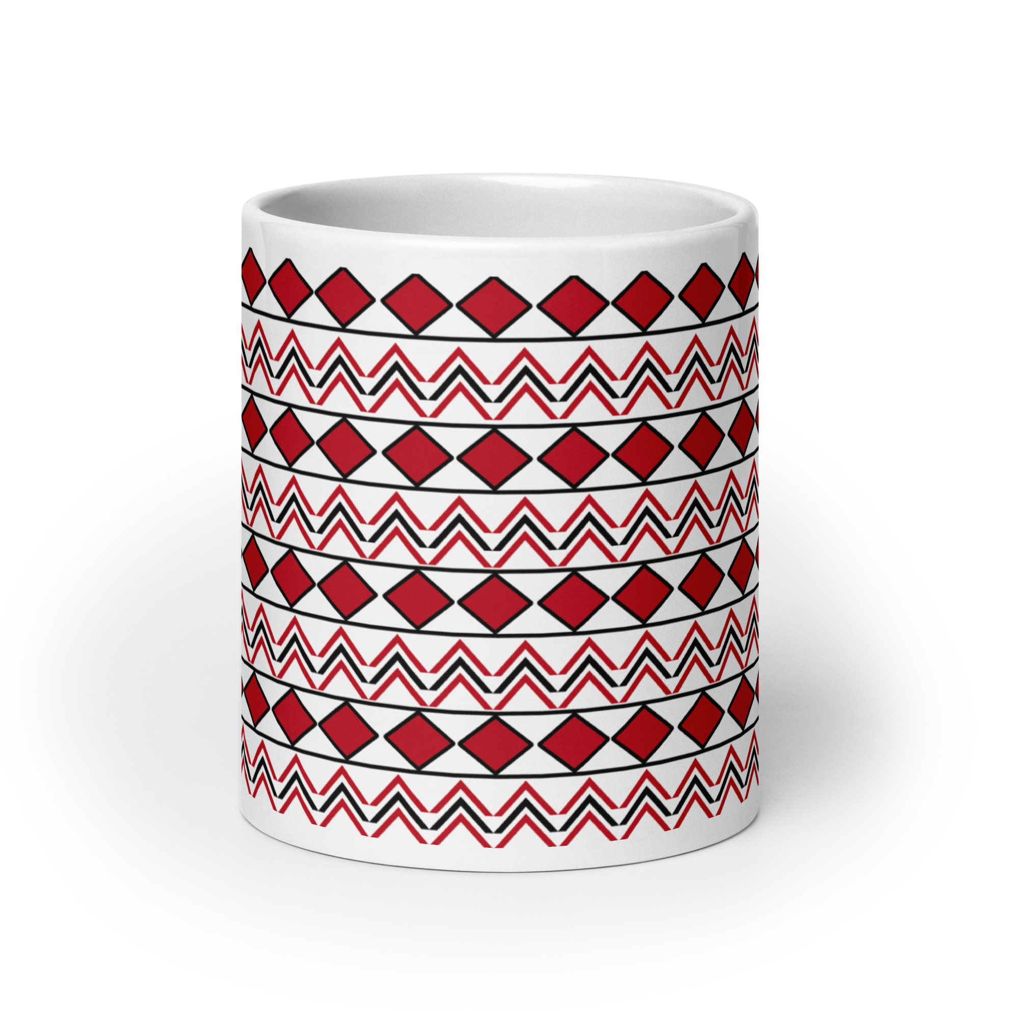 Indigenous Print 2 20 oz. Mugs by Wayuką́