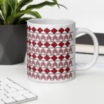 Indigenous Print 2 Mugs by Wayuką́