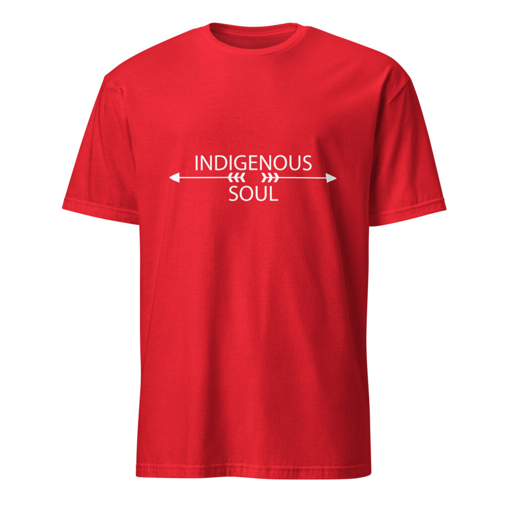 Indigenous Soul Red T-shirt by Wayuką́
