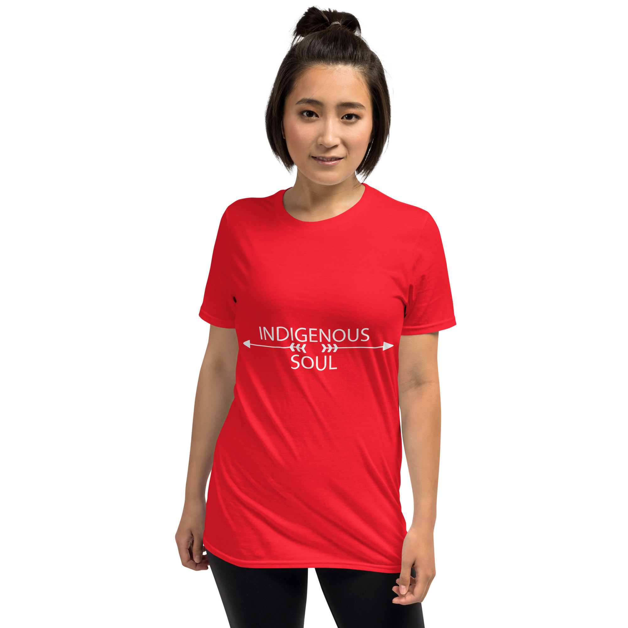 Indigenous Soul Red T-shirt by Wayuką́