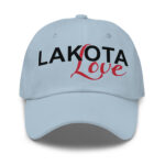 Lakota Love Light Blue Dad Hat by Wayuką́