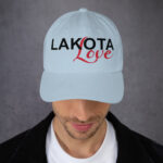 Lakota Love Light Blue Dad Hat by Wayuką́