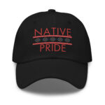 Native Pride 1 Black Dad Hat by Wayuką́