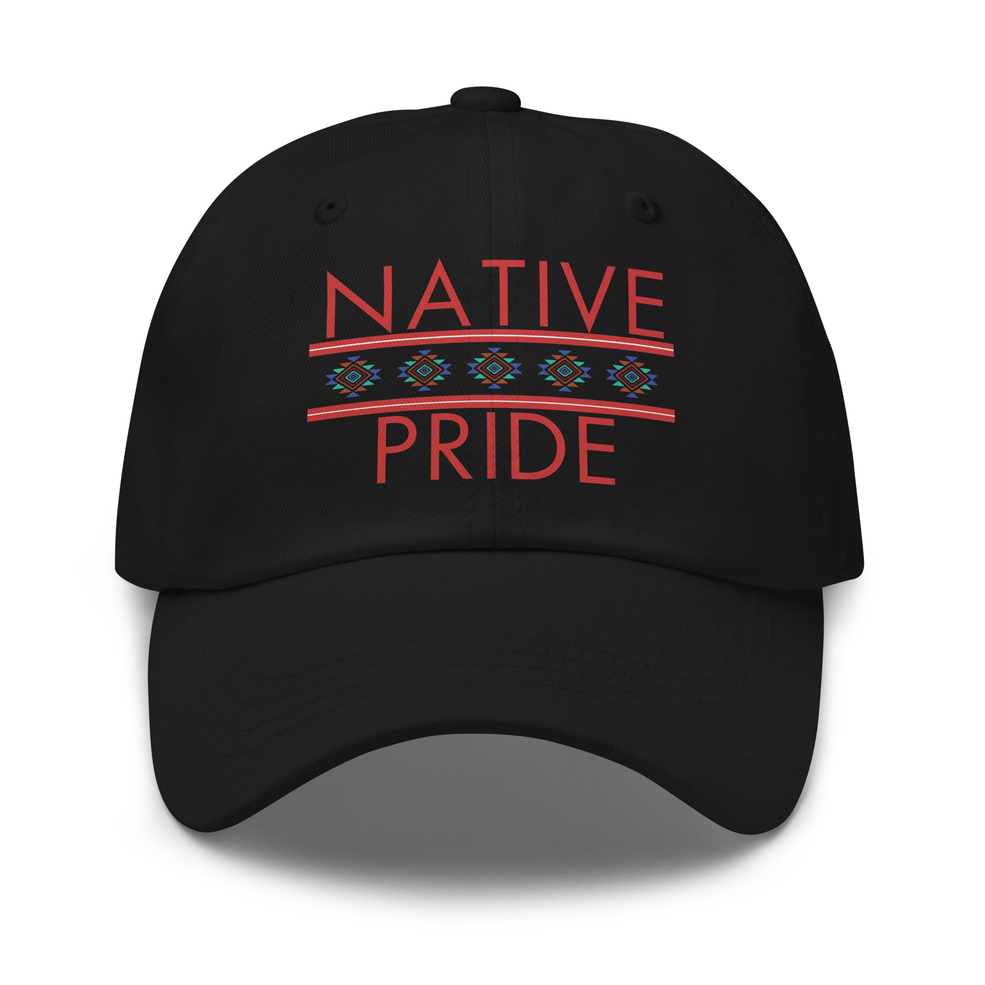 Native Pride 1 Black Dad Hat by Wayuką́