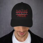 Native Pride 1 Black Dad Hat by Wayuką́