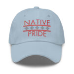 Native Pride 1 Light Blue Dad Hat by Wayuką́