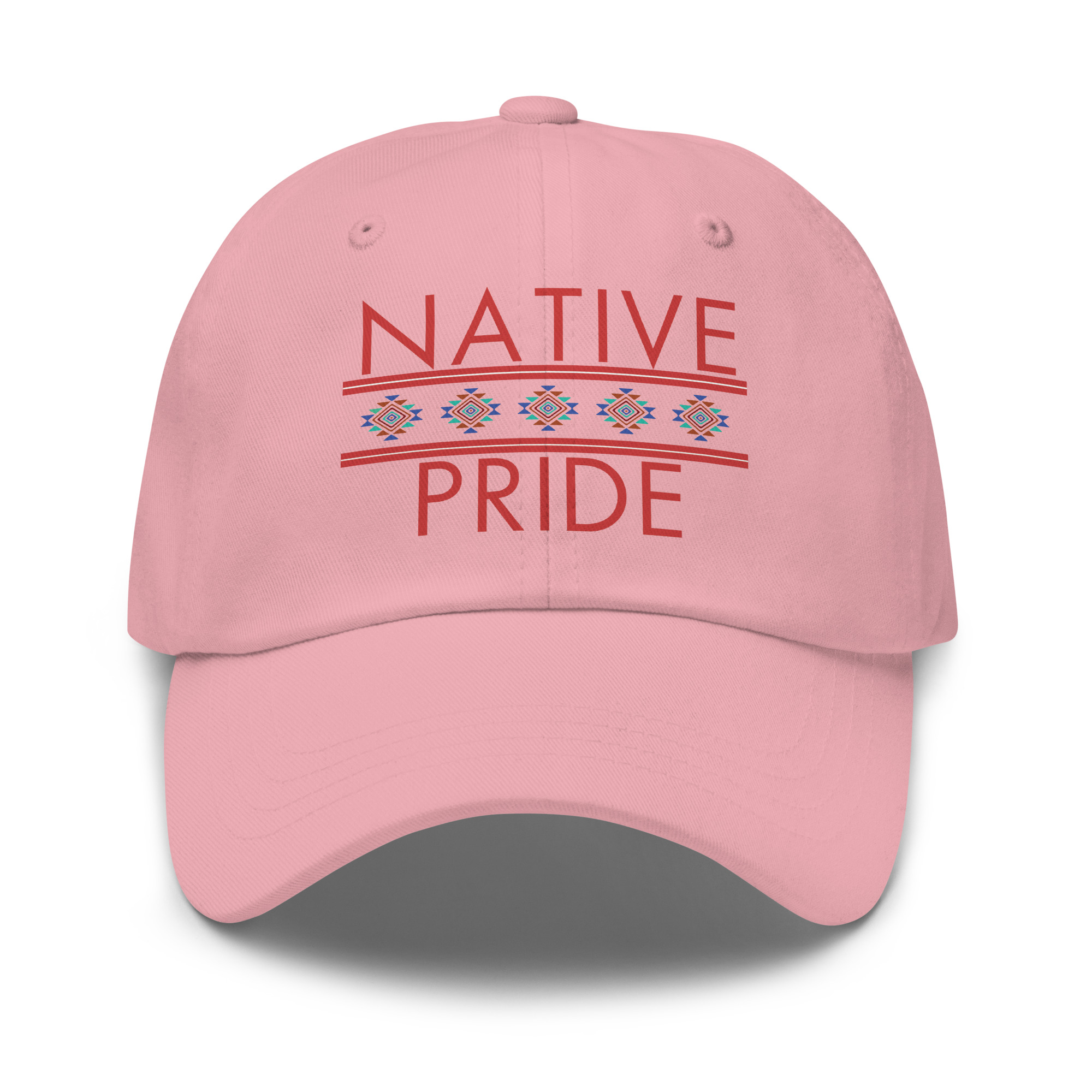 Native Pride 1 Pink Dad Hat by Wayuką́