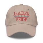 Native Pride 1 Stone Dad Hat by Wayuką́