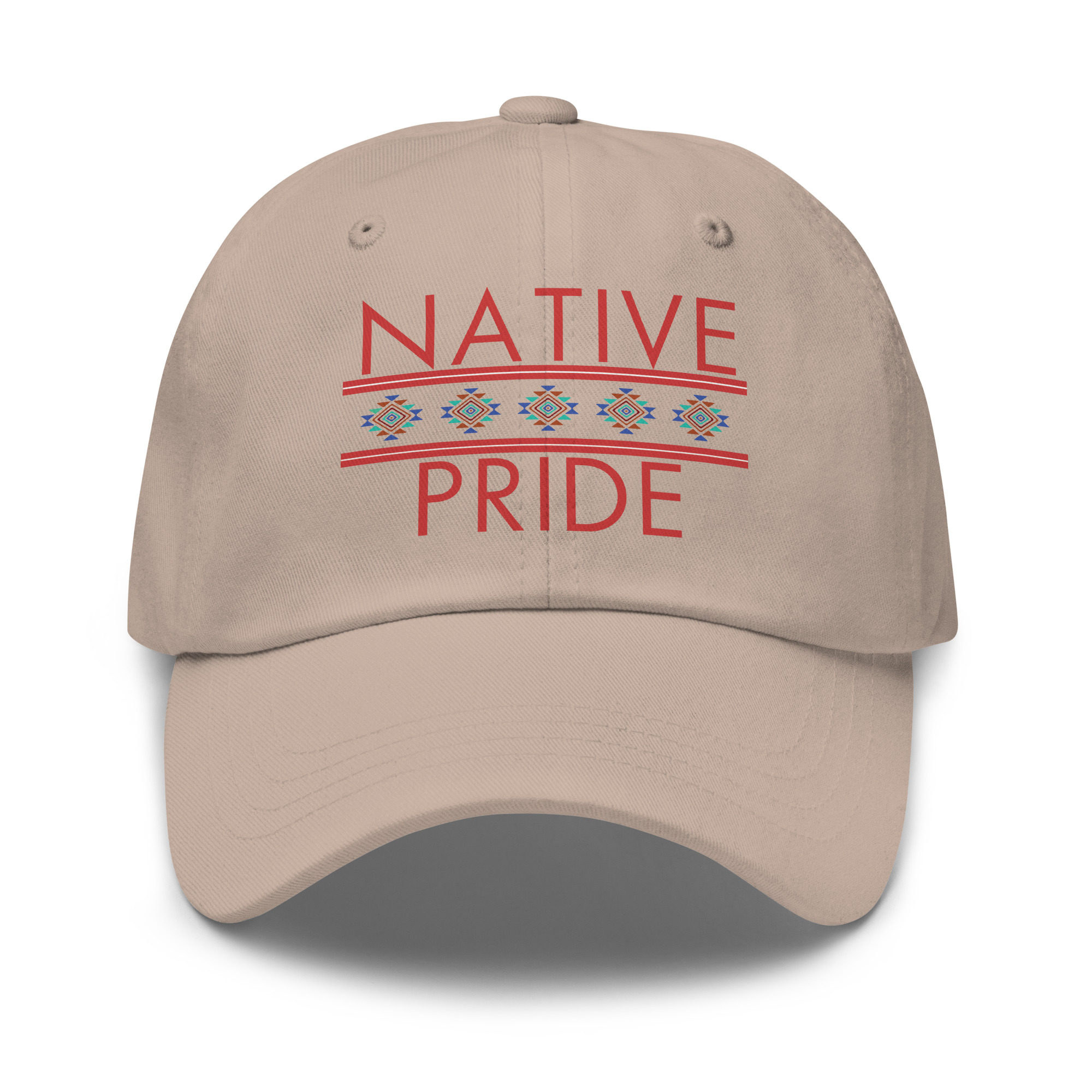 Native Pride 1 Stone Dad Hat by Wayuką́