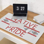 Native Pride 1 Desk Mat by Wayuką́