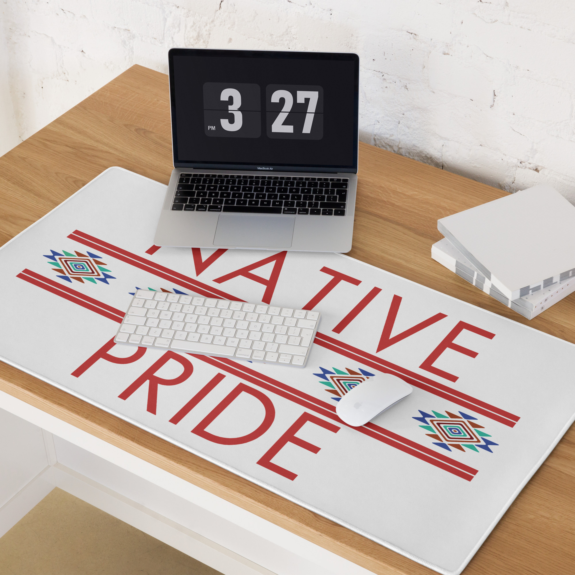 Native Pride 1 Desk Mat by Wayuką́