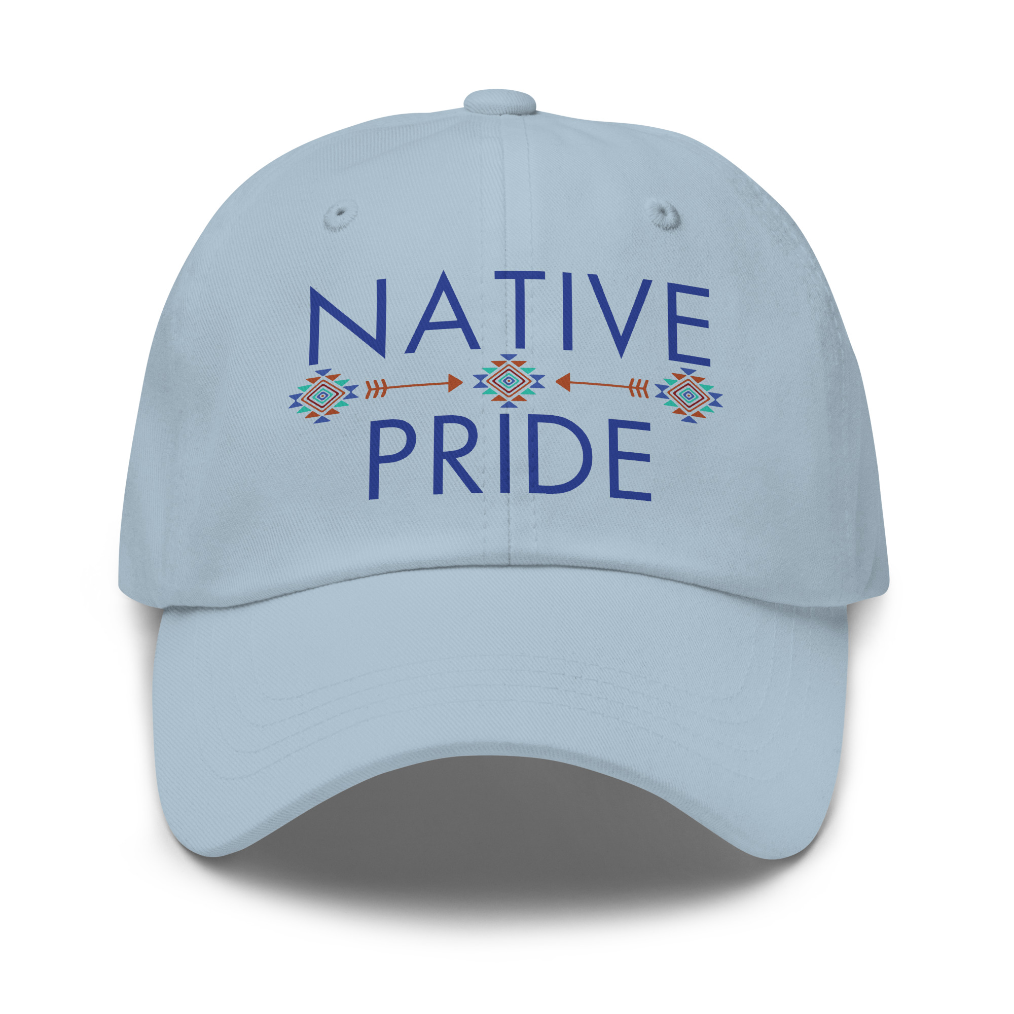 Native Pride 2 Light Blue Dad Hat by Wayuką́
