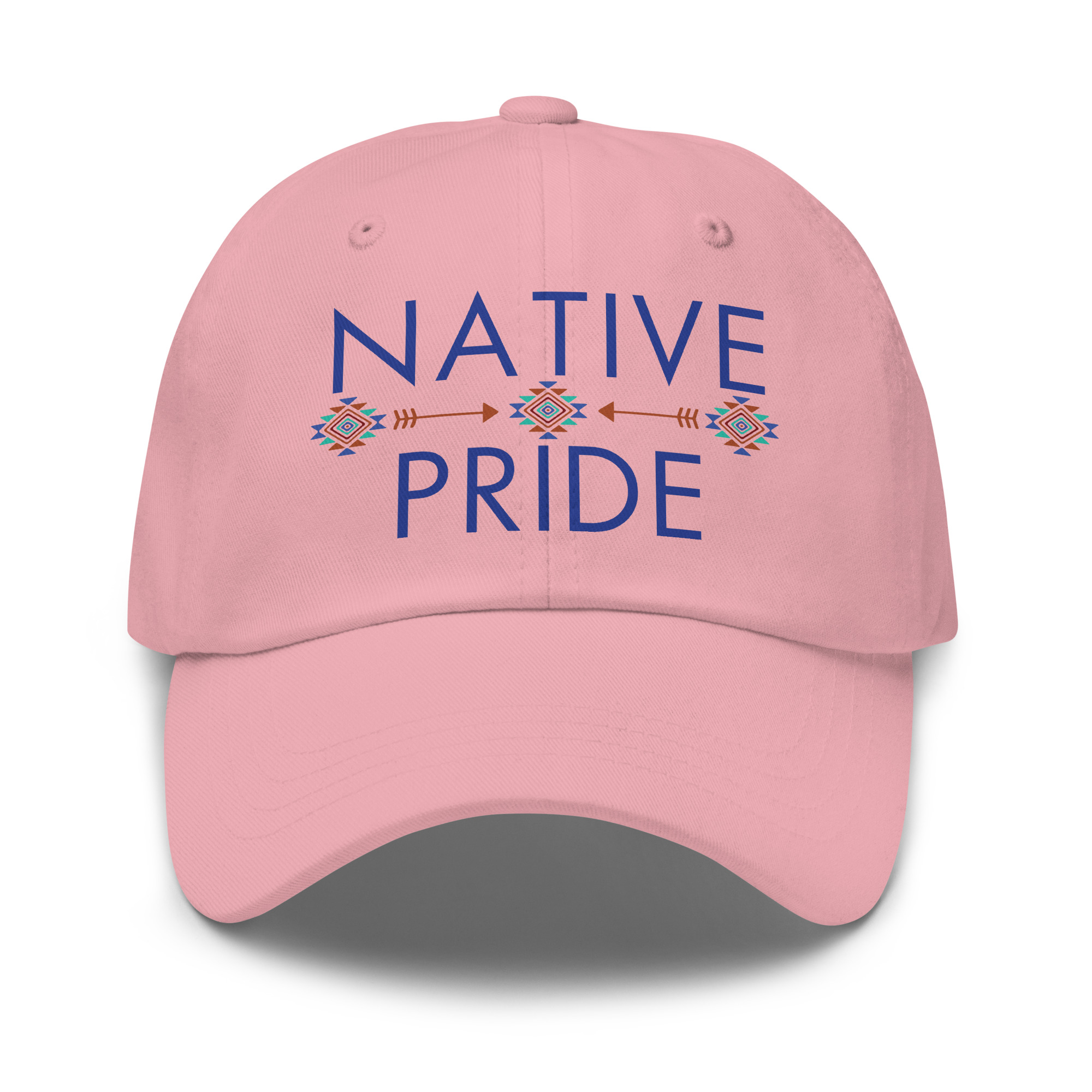 Native Pride 2 Light Pink Dad Hat by Wayuką́