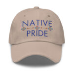 Native Pride 2 Stone Dad Hat by Wayuką́