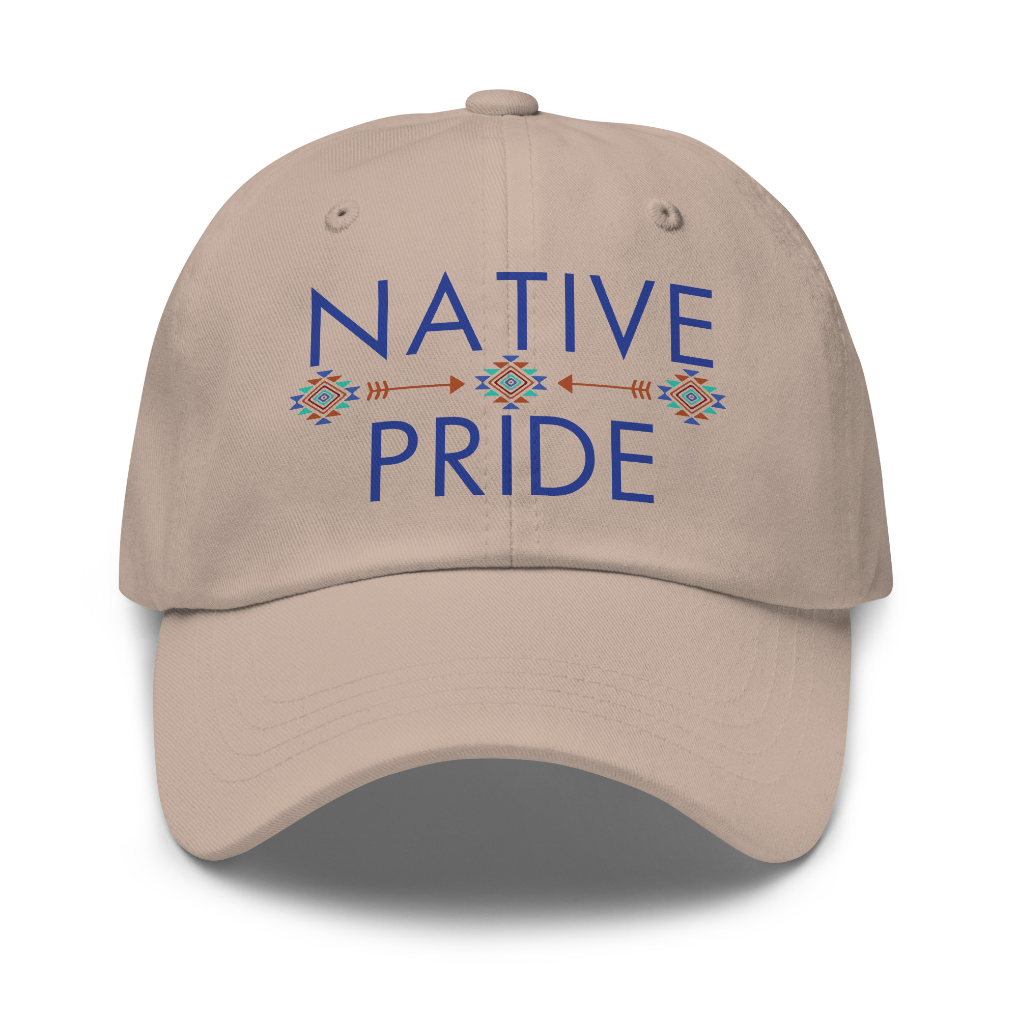 Native Pride 2 Stone Dad Hat by Wayuką́