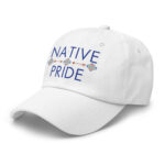 Native Pride 2 White Dad Hat by Wayuką́